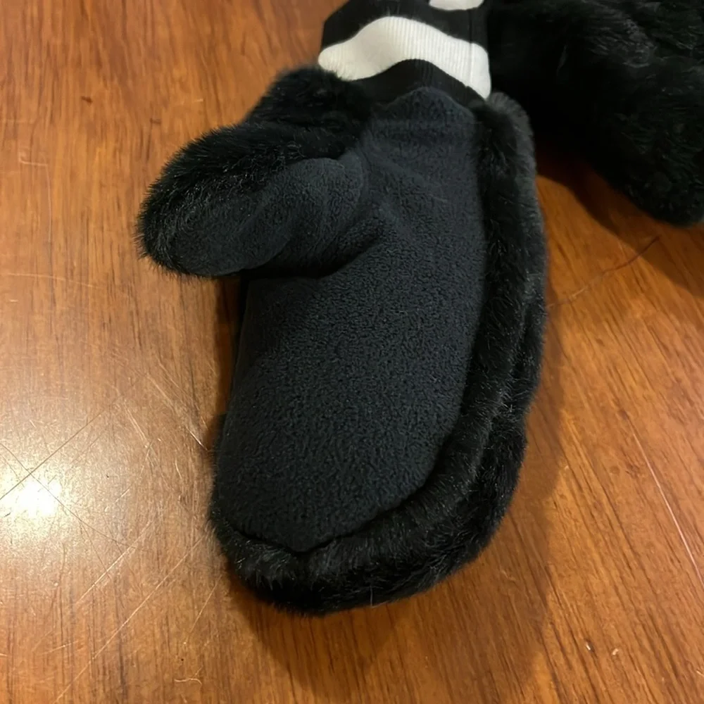 Nike Mittens Mitts Gloves black white Womens Size XS / S Extra Small / Small